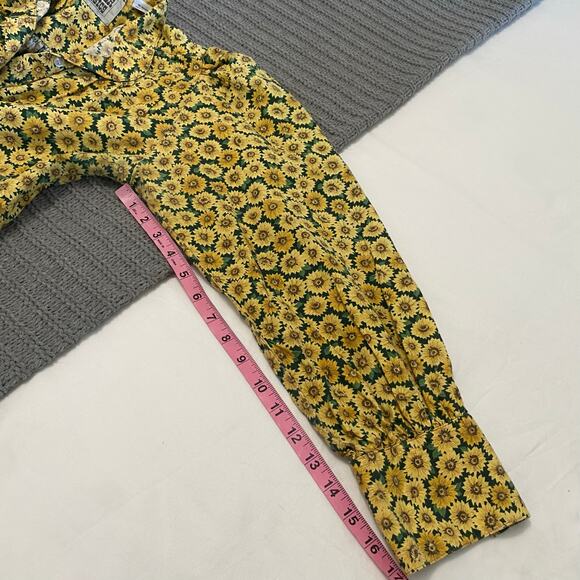 Frontier Classic Floral Print Western Top Womens Size Medium Cowgirl Yellowstone - Picture 6 of 8
